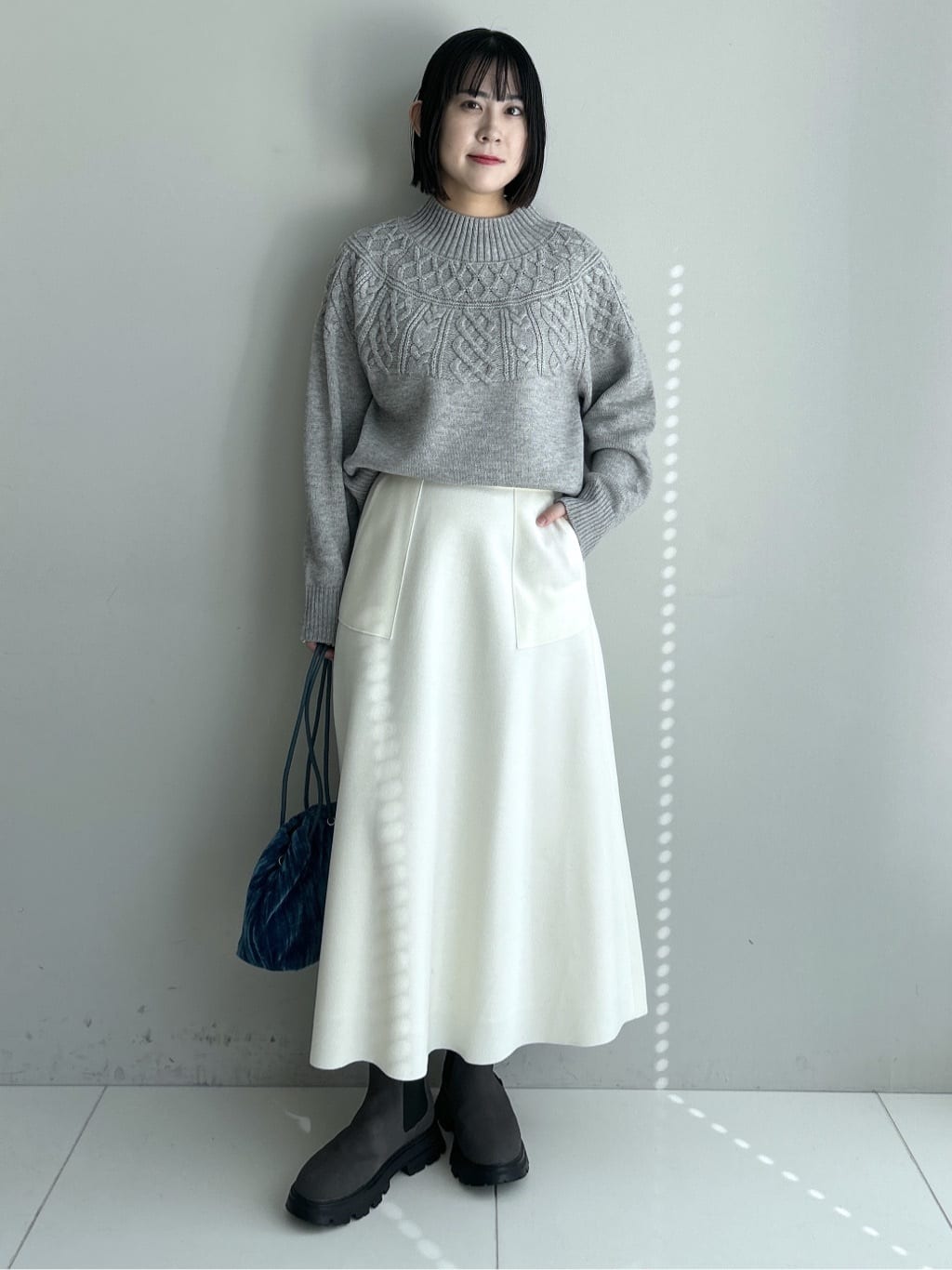 Hirokaさんの「Dessin｜【洗える】ウール混リバーメルトンコート」を使ったコーディネート