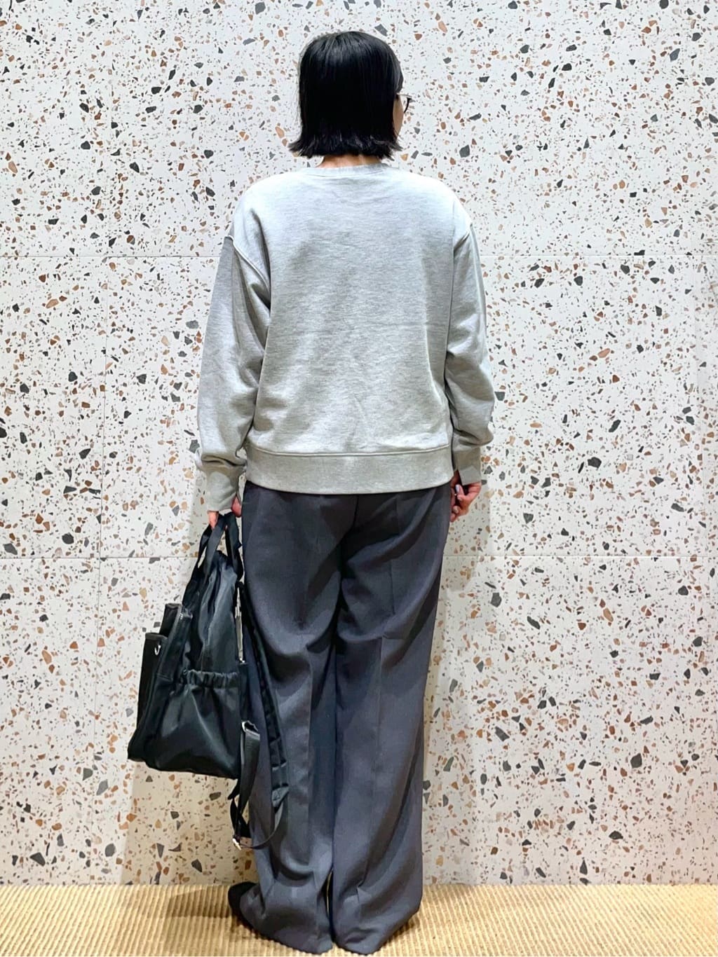 シゲリさんの「OPAQUE.CLIP｜コード刺繍裏毛プルオーバー【洗濯機OK】」を使ったコーディネート