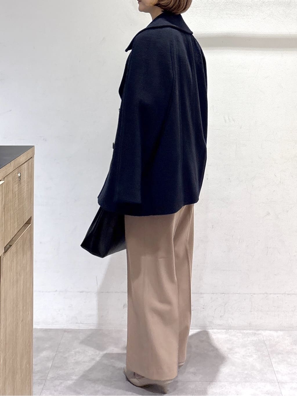 たけねぇさんの「OPAQUE.CLIP｜カシミヤブレンドウールミドルピーコート」を使ったコーディネート