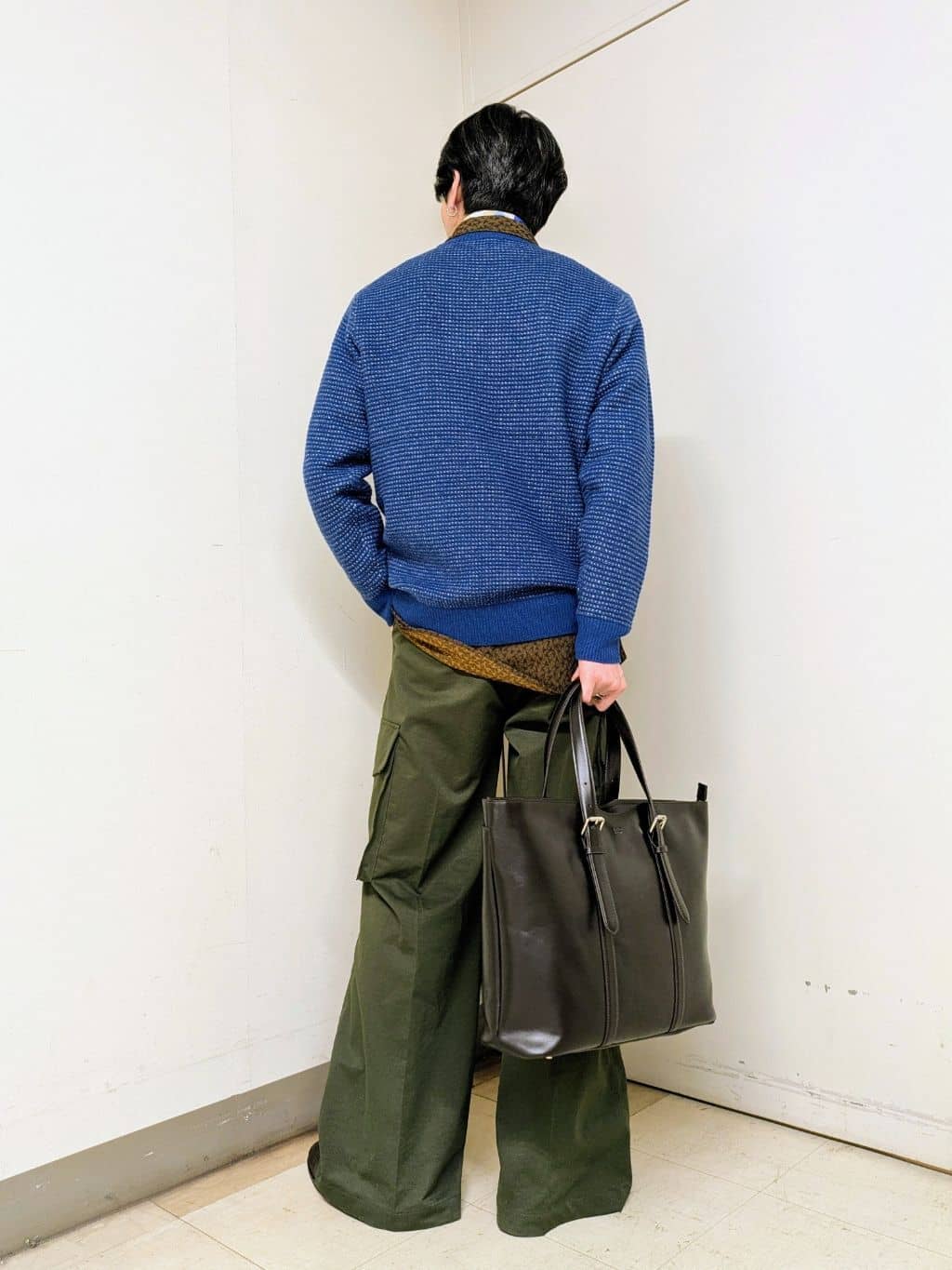 ryoさんの「TAKEO KIKUCHI｜メランジ ニットプルオーバー」を使ったコーディネート