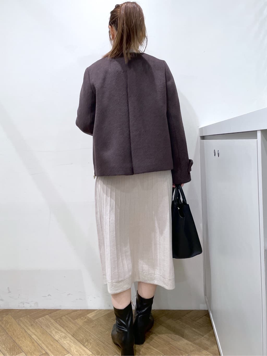 Junさんの「index｜ノーカラーショートコート」を使ったコーディネート