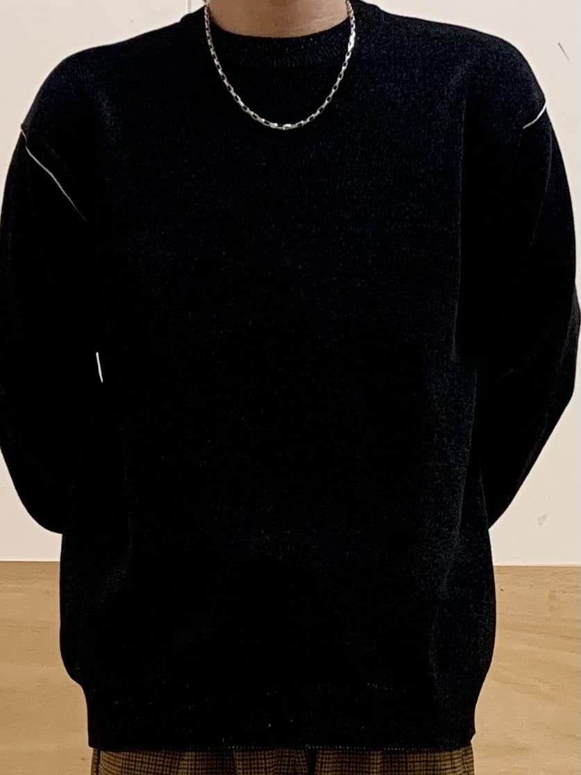 MATUさんの「THE SHOP TK｜【包み込まれるような柔らかさ】配色モールニット 洗濯機OK」を使ったコーディネート
