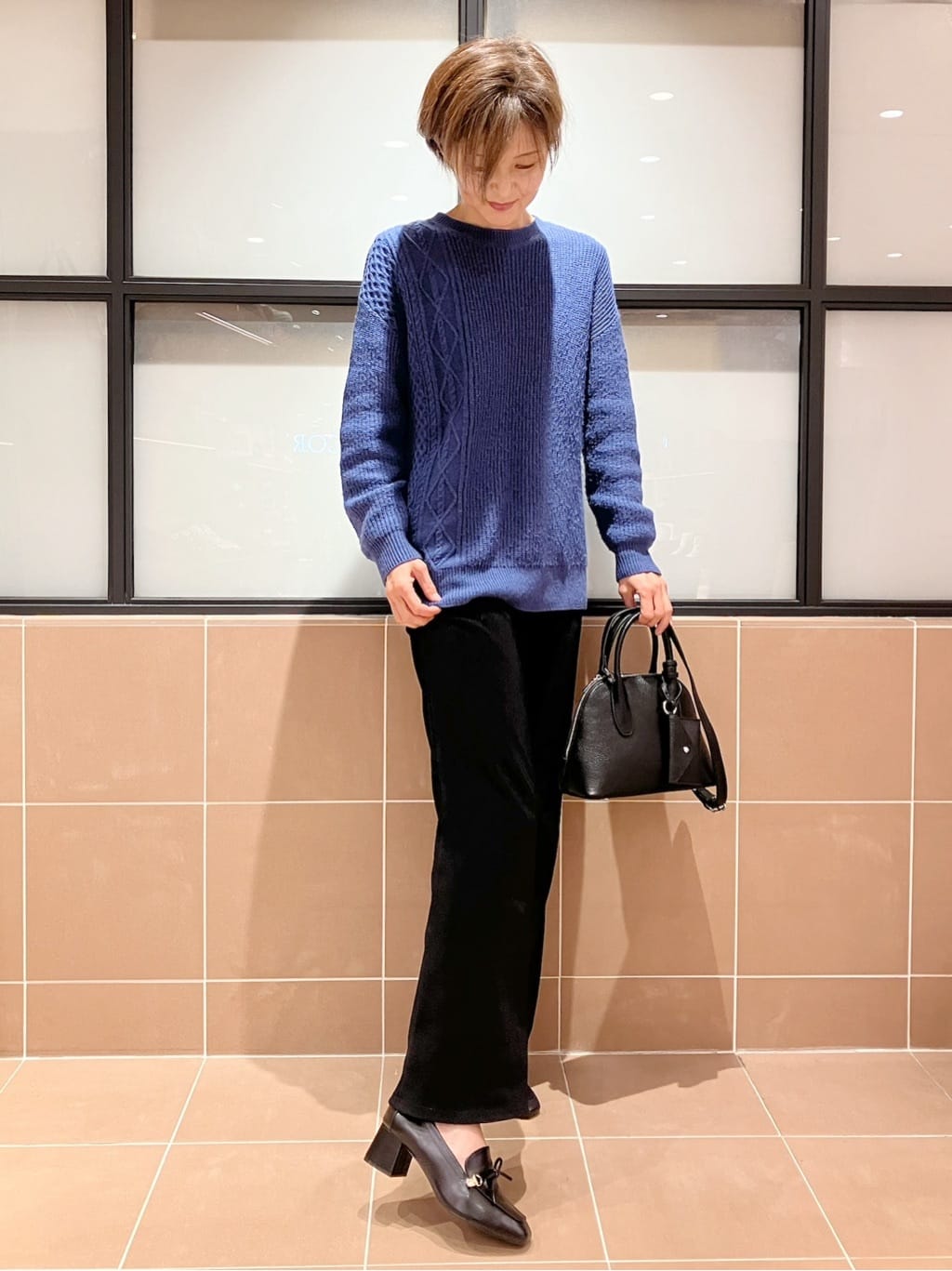 Ｋさんの「ESPERANZA｜ビジュー付リボンローファー」を使ったコーディネート