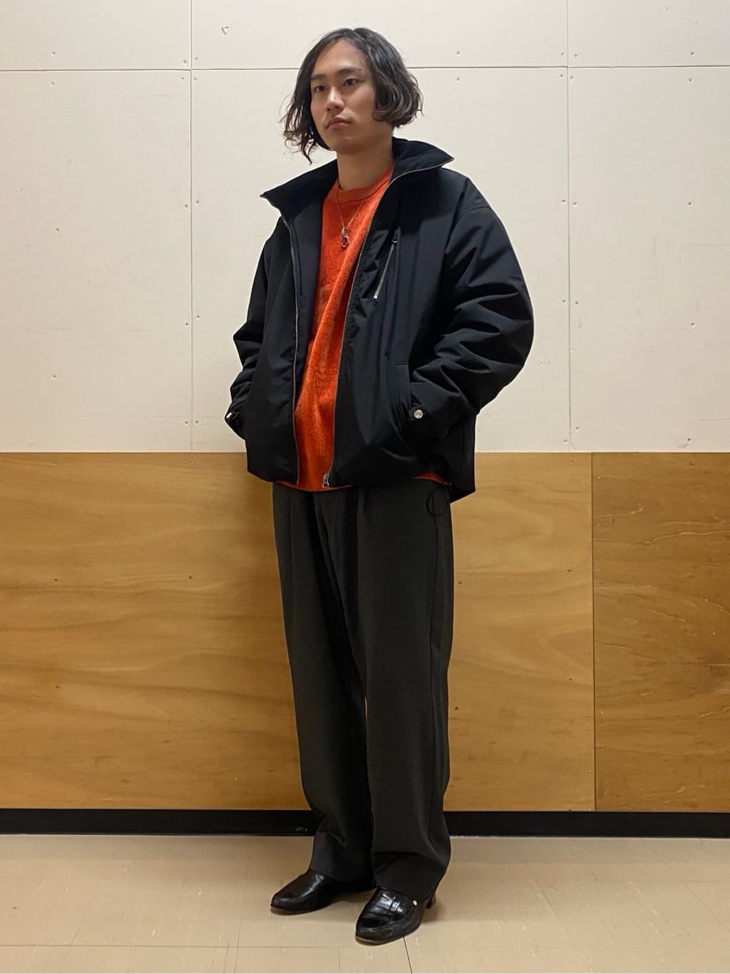 keyさんの「THE SHOP TK｜【包み込まれるような柔らかさ】配色モールニット 洗濯機OK」を使ったコーディネート