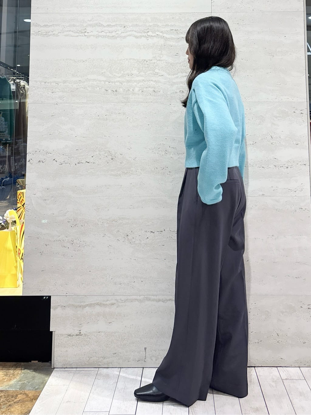 かほさんの「OPAQUE.CLIP｜ショルダータックショートニット【洗濯機OK】」を使ったコーディネート