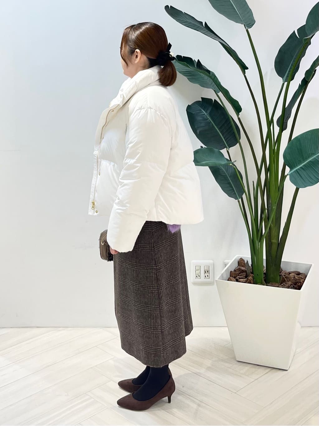 Tomoさんの「UNTITLED｜【トレンド/撥水機能/防寒】ショートダウンコート」を使ったコーディネート