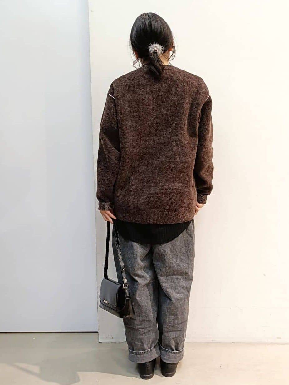 あんさんの「THE SHOP TK｜【大人の上品カジュアルを叶える】ハグするニット 洗濯機OK／6色展開」を使ったコーディネート