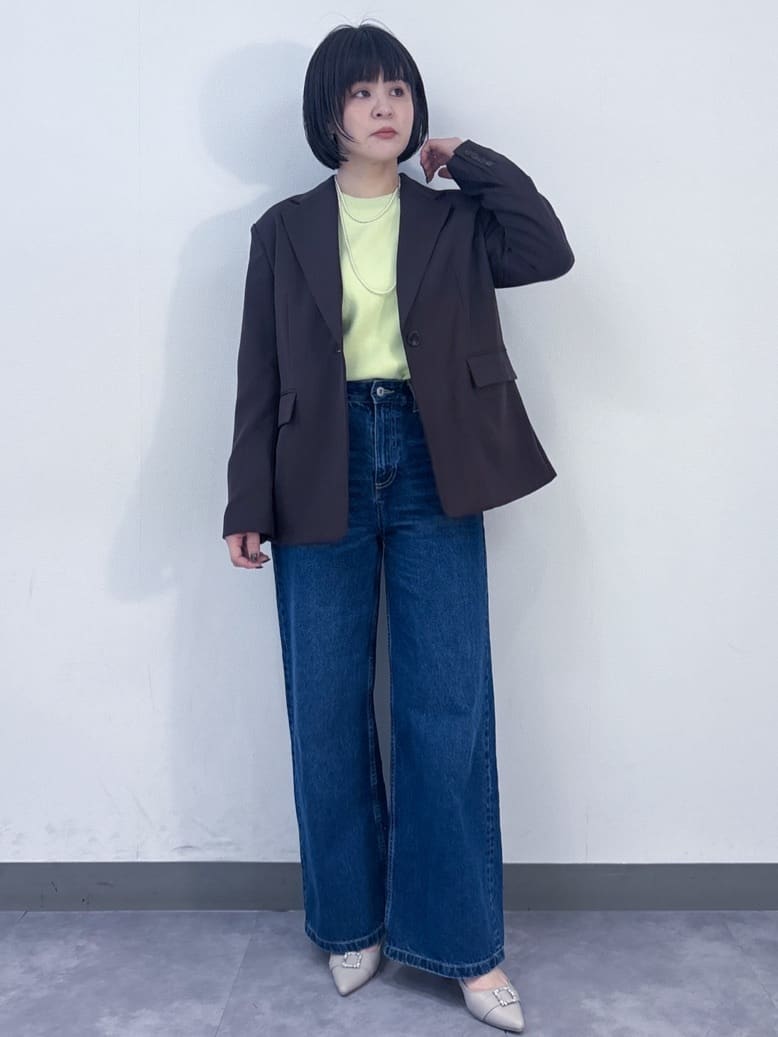 misaさんの「OPAQUE.CLIP｜ペプラムジレ／セットアップ対応可【洗濯機OK】」を使ったコーディネート