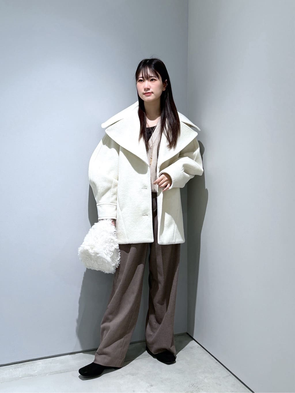 Renoさんの「INDIVI｜【再入荷】フォルムリブニットカーディガン」を使ったコーディネート