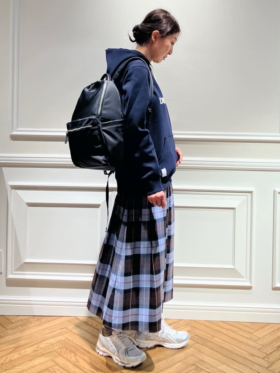 TSUKUIさんの「DRESSTERIOR｜【再入荷/荷重軽減】サスペンションマルチポケットリュック」を使ったコーディネート