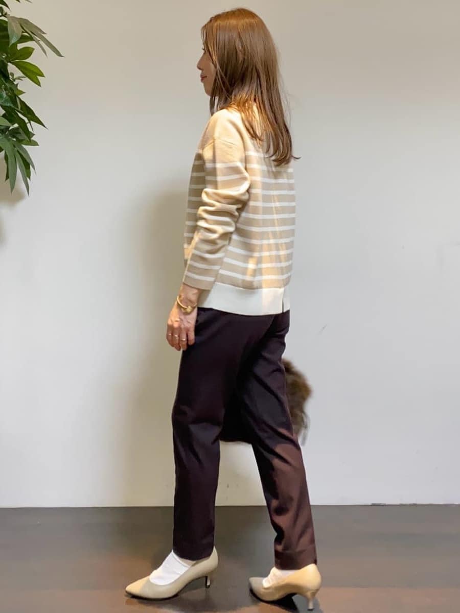 tomoさんの「UNTITLED｜【洗える】モックネックミラノリブニット」を使ったコーディネート