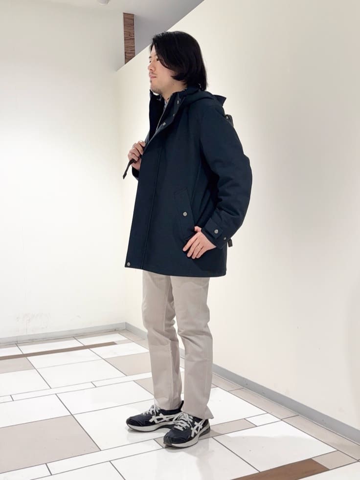 及川さんの「TAKEO KIKUCHI｜【3WAY】ドビー ダウンライナー付ブルゾン」を使ったコーディネート