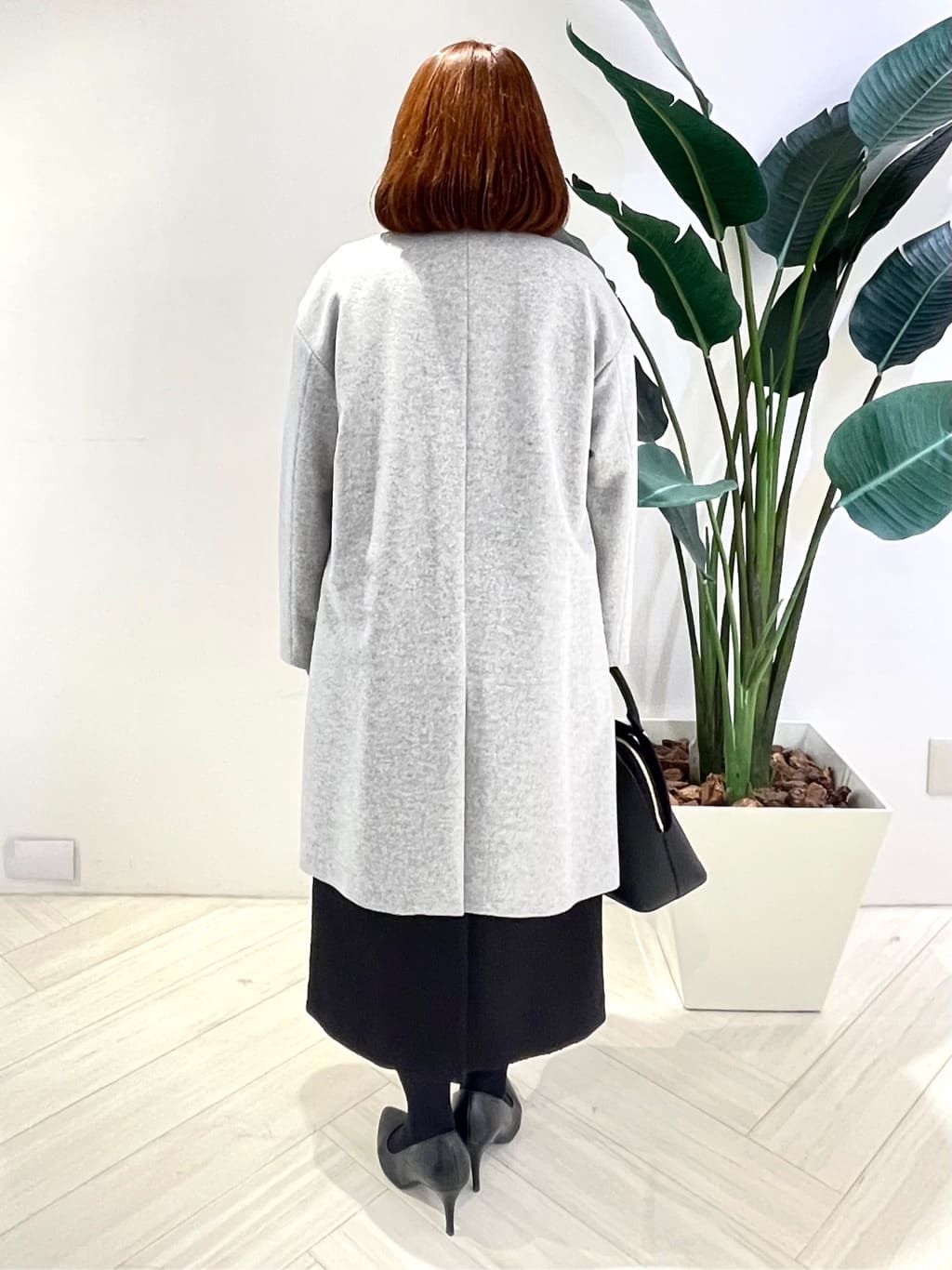 Tomoさんの「UNTITLED｜【洗える/細見え】ツイード ジャンパースカート」を使ったコーディネート