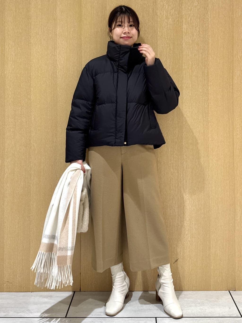 nanaさんの「UNTITLED｜【トレンド/撥水機能/防寒】ショートダウンコート」を使ったコーディネート