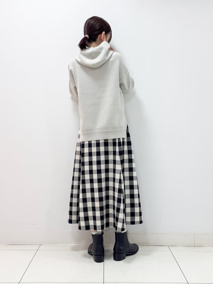 nakajoさんの「Dessin｜【洗える／体型カバー】ちょうどいいニットパーカ」を使ったコーディネート