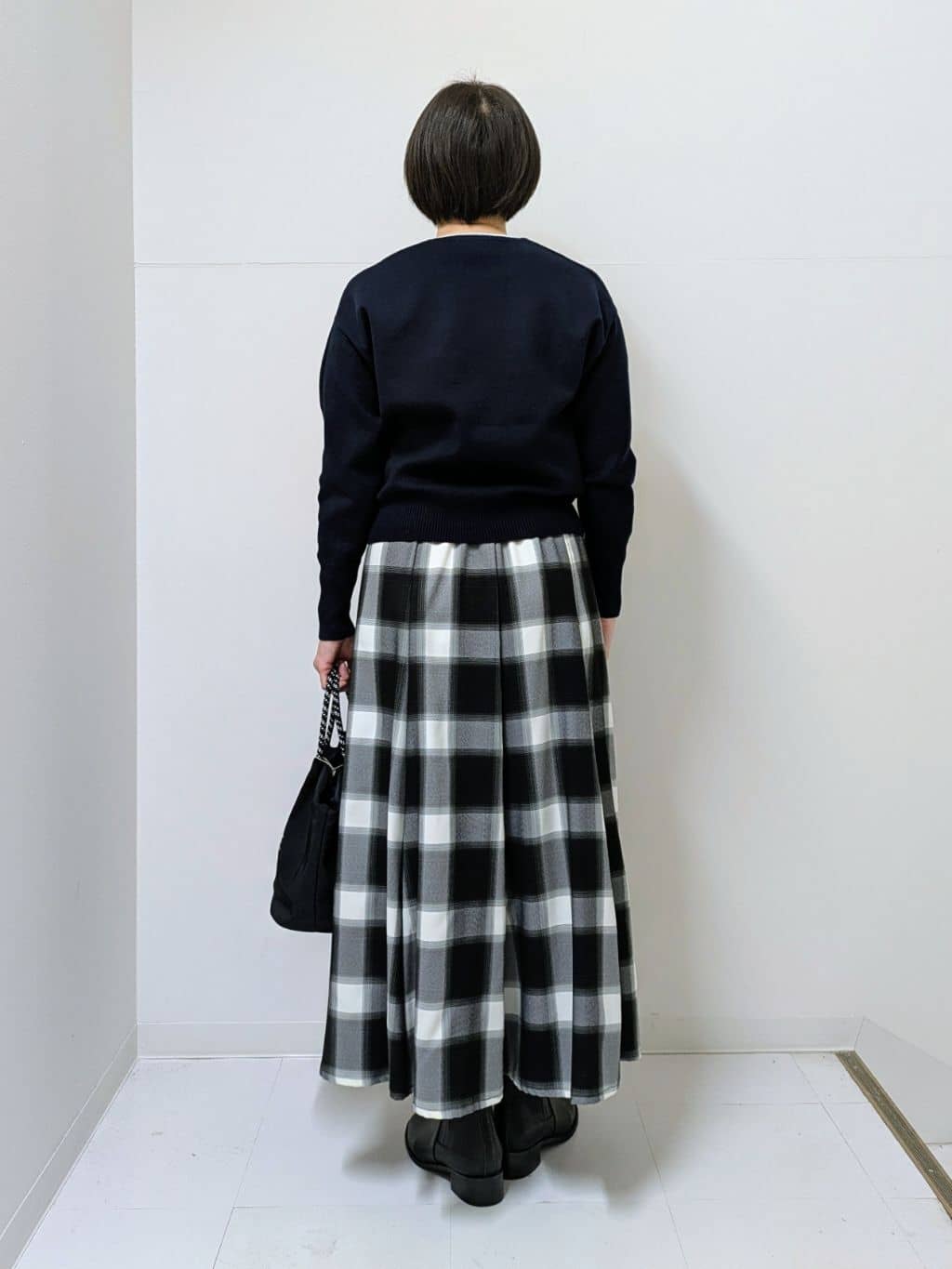 Asaさんの「Dessin｜【洗える】カシミヤブレンドスウェットライクニット」を使ったコーディネート
