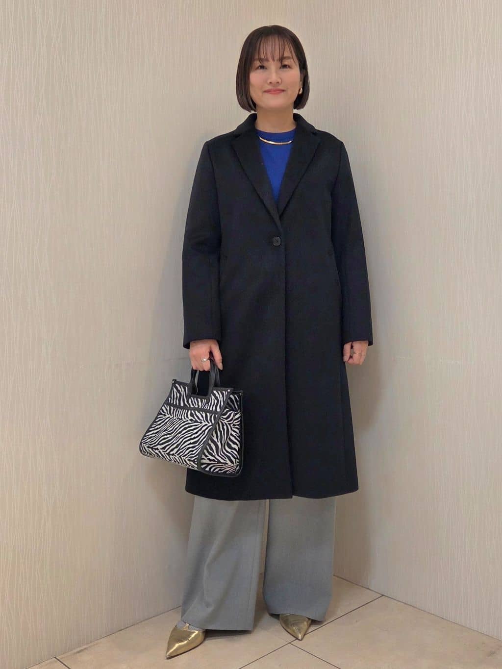 naokoさんの「UNTITLED｜【洗える/ワイド/ウエストゴム】ストレッチドロストパンツ」を使ったコーディネート