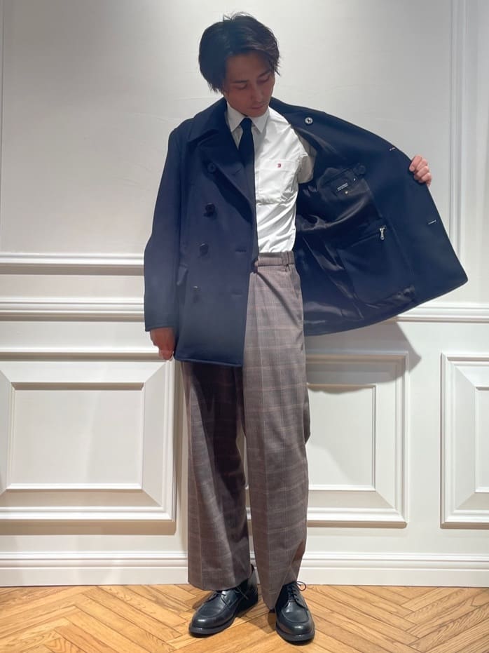 橋本さんの「DRESSTERIOR｜【干場義雅&times;DRESSTERIOR】ウールタイ」を使ったコーディネート