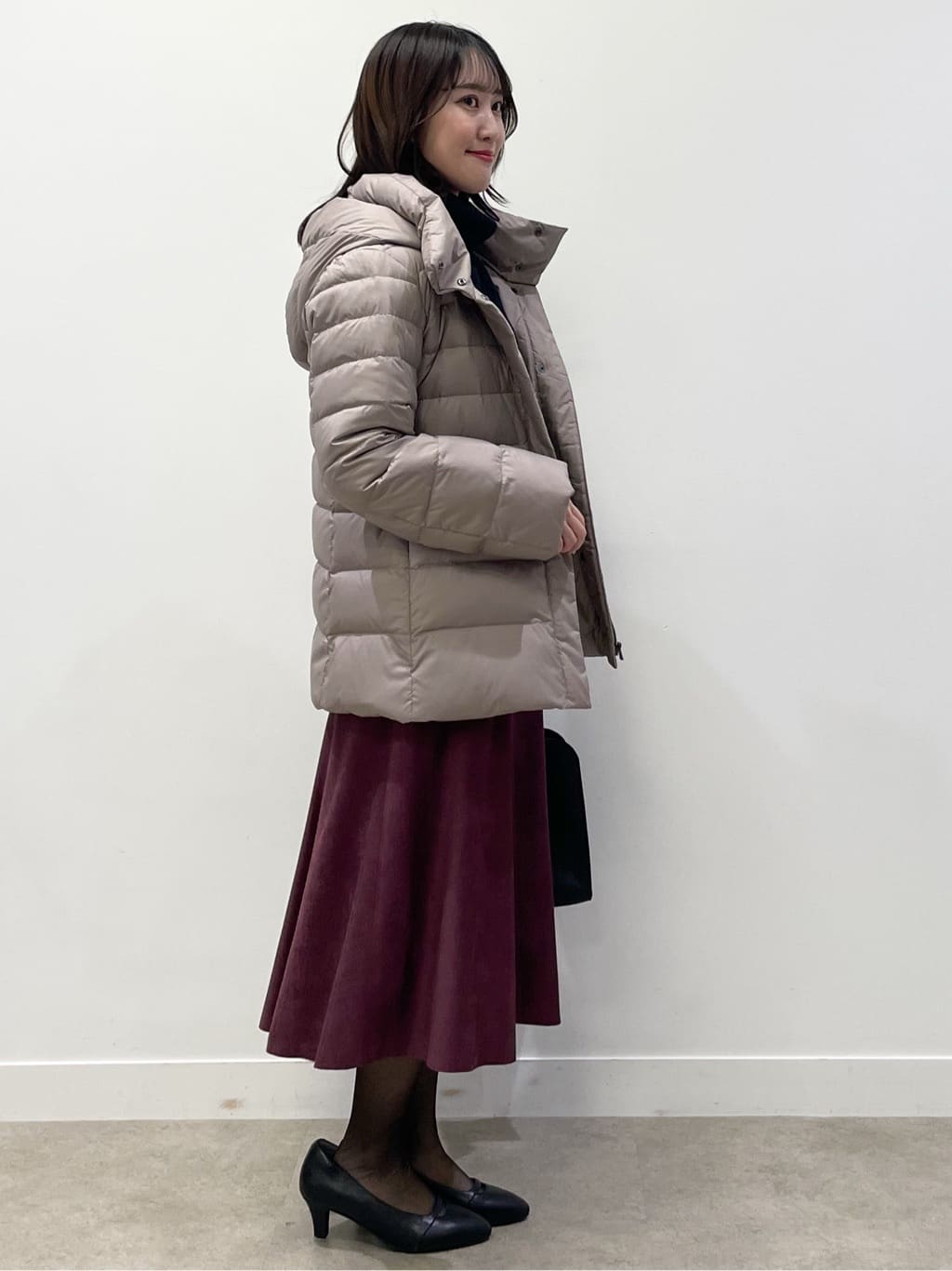 yukariさんの「Reflect｜【SS-4Lサイズ】フーデッドミドルダウンコート」を使ったコーディネート