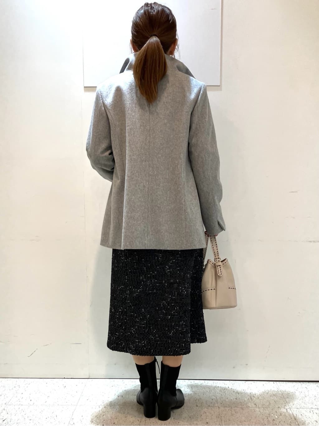 kozuさんの「Reflect｜【SS-4Lサイズ／衿が顔に当たらない◎】スタンドネックミドルコート」を使ったコーディネート