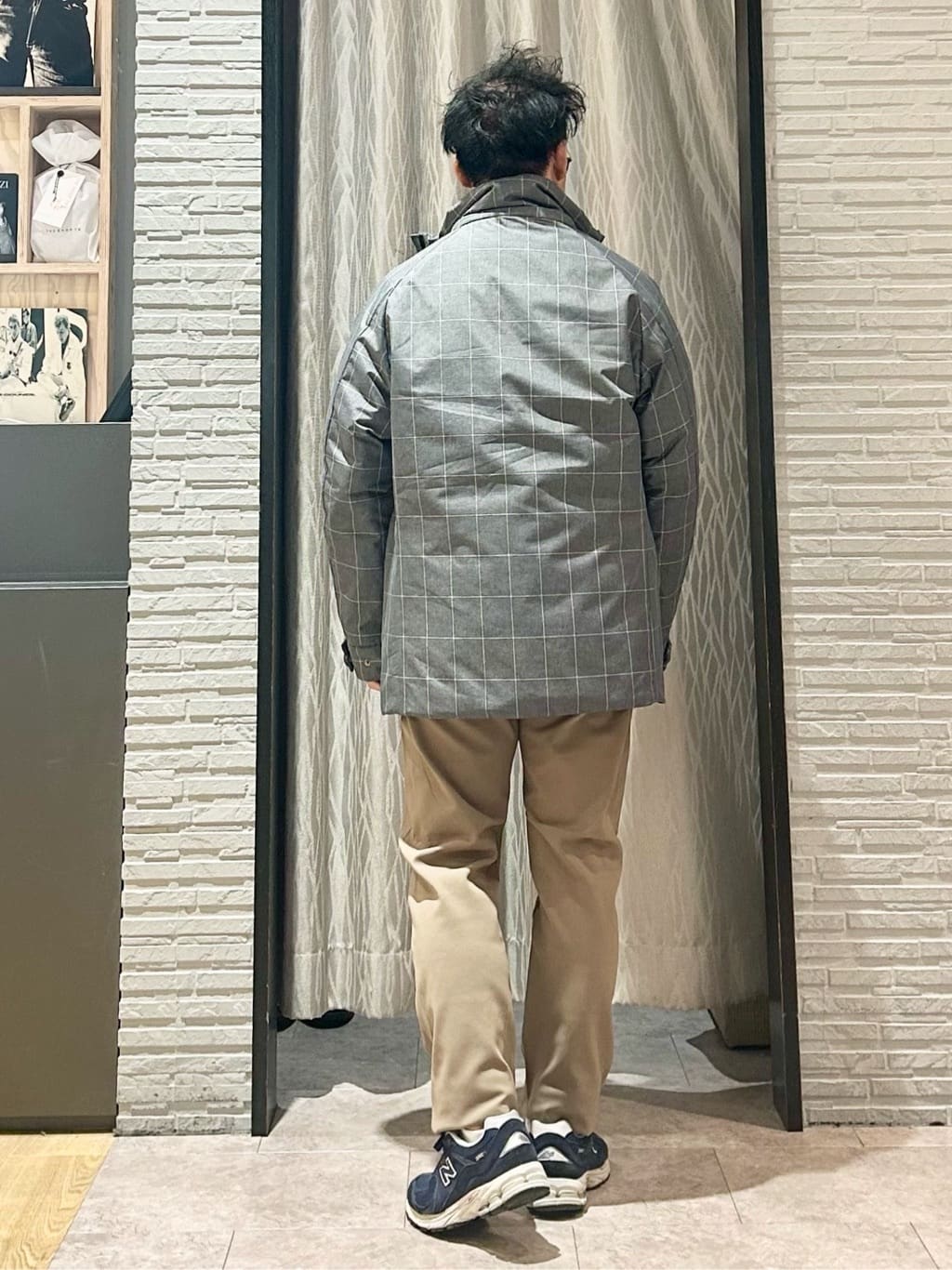 KENJI Iさんの「THE SHOP TK｜【軽くて、暖かい】SORONA／ソロナ 中綿ブルゾン 防風/軽量/洗濯機OK/フード脱着可」を使ったコーディネート