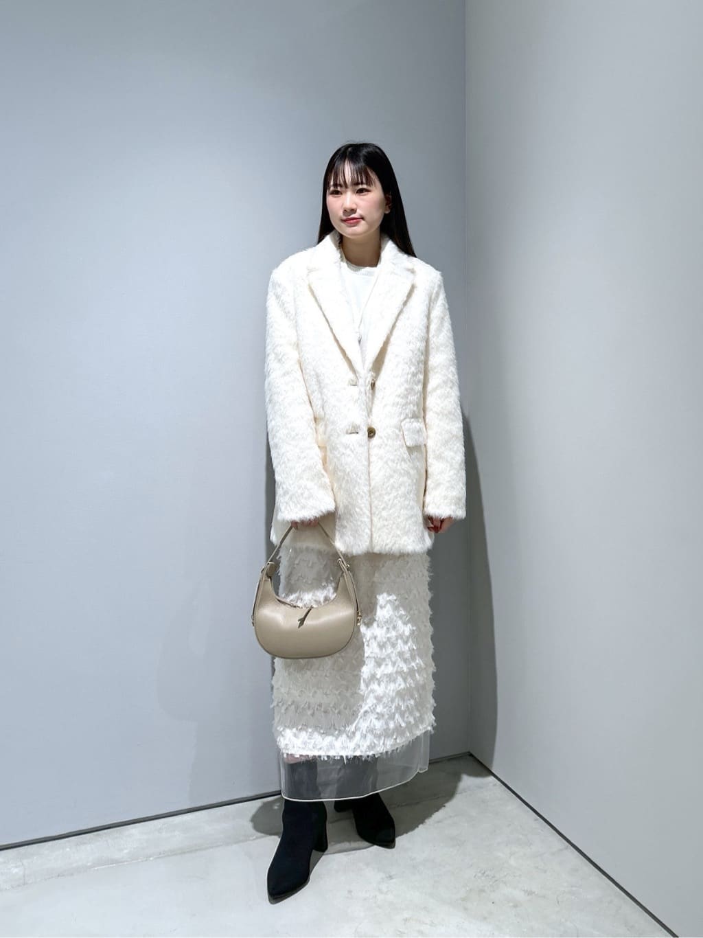 Renoさんの「INDIVI｜【オケージョン／セレモニー】フリンジタイトスカート」を使ったコーディネート