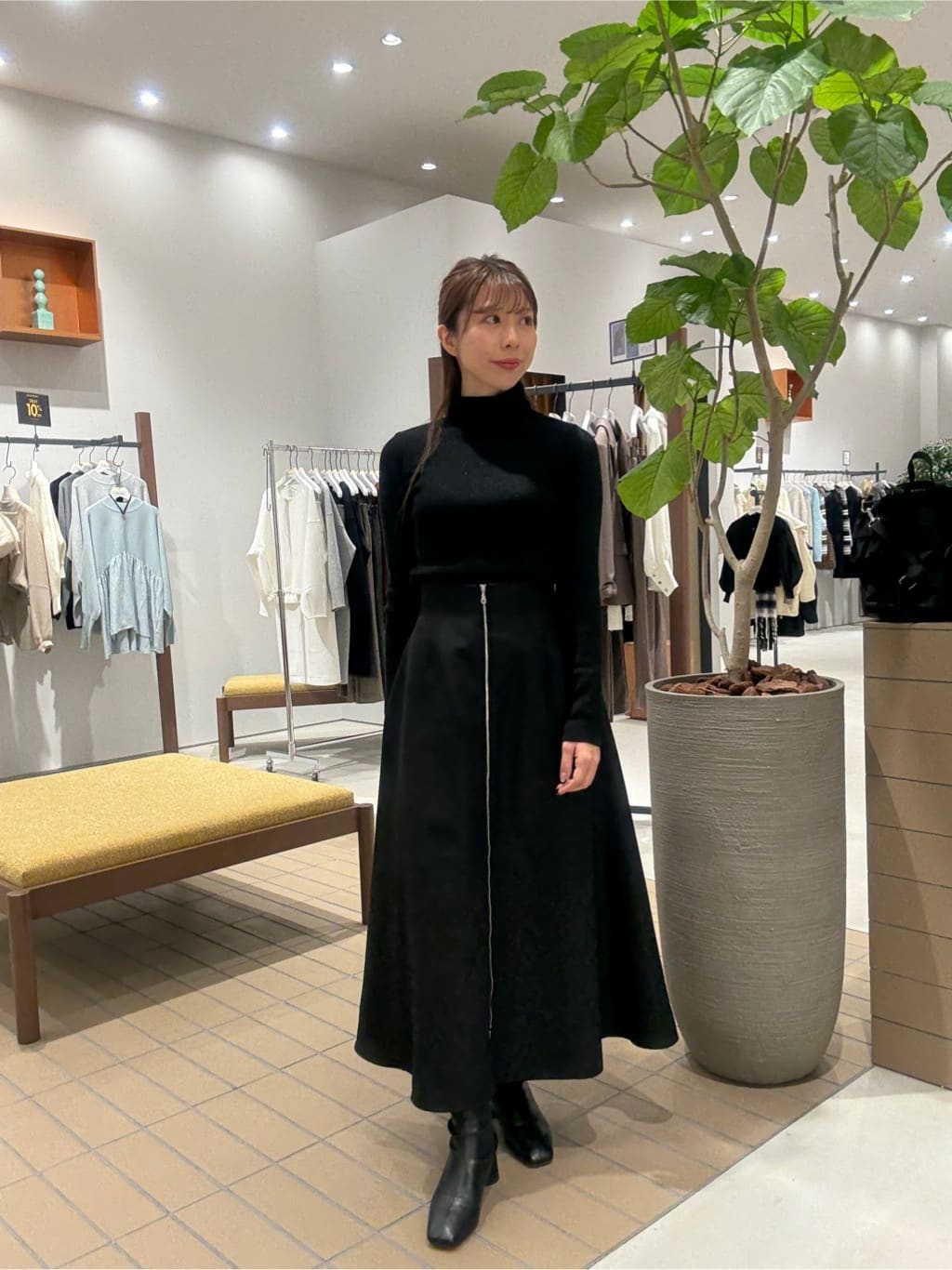 norimiさんの「INDIVI｜センタージップフレアスカート」を使ったコーディネート