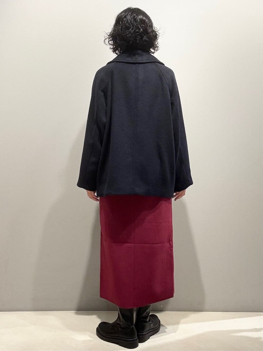 naoさんの「OPAQUE.CLIP｜カシミヤブレンドウールミドルピーコート」を使ったコーディネート