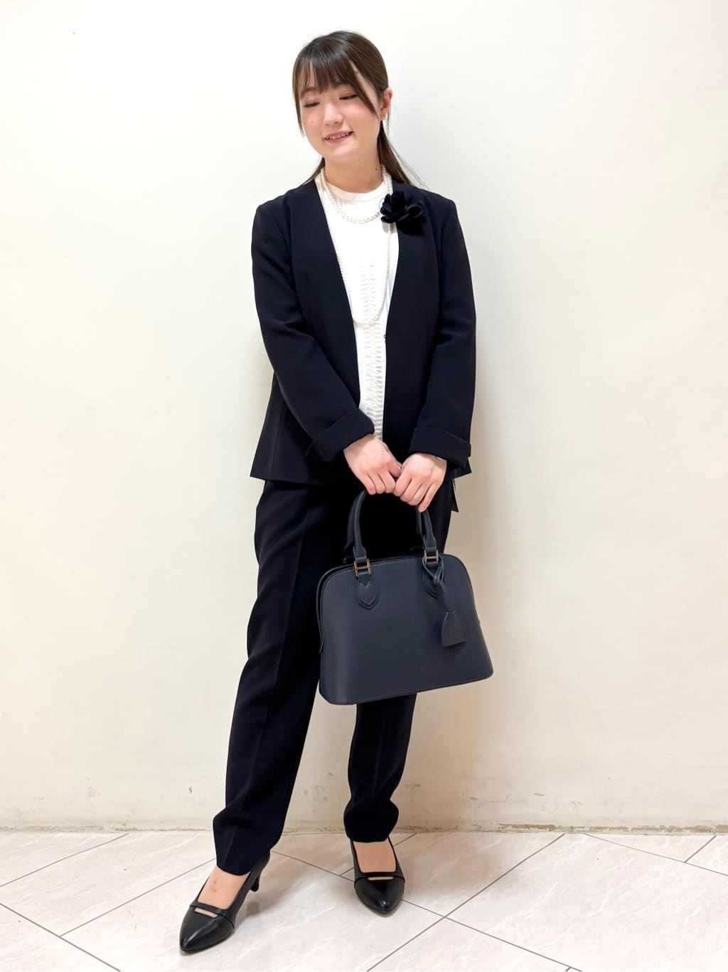 mikiさんの「Reflect｜【SS-4Lサイズ】スタンドネックブラウス」を使ったコーディネート