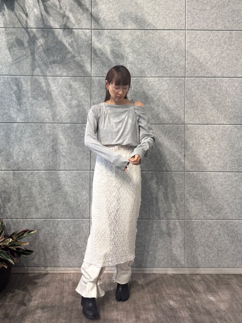 designer yukaさんの「CODE A｜【Re】ribbon sweat pants」を使ったコーディネート