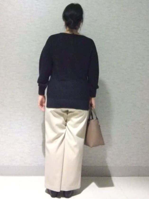 sakoさんの「Reflect｜【パンツ合わせにぴったり◎】ゆったりオフボディニット」を使ったコーディネート