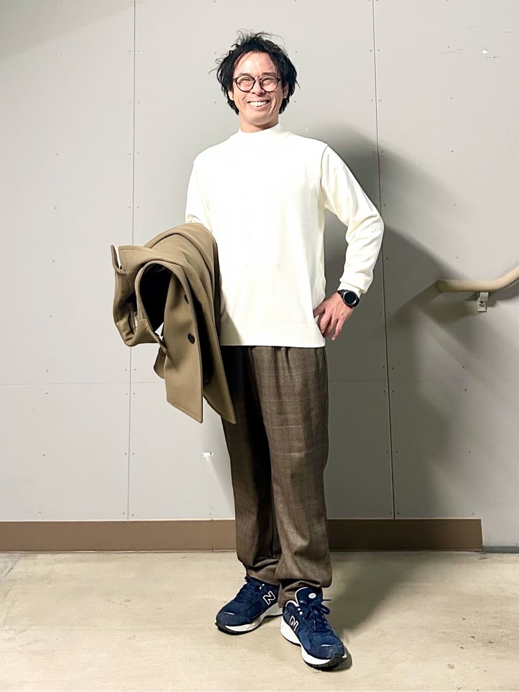 KENJI Iさんの「THE SHOP TK｜ウーリックシングルPジャケット」を使ったコーディネート