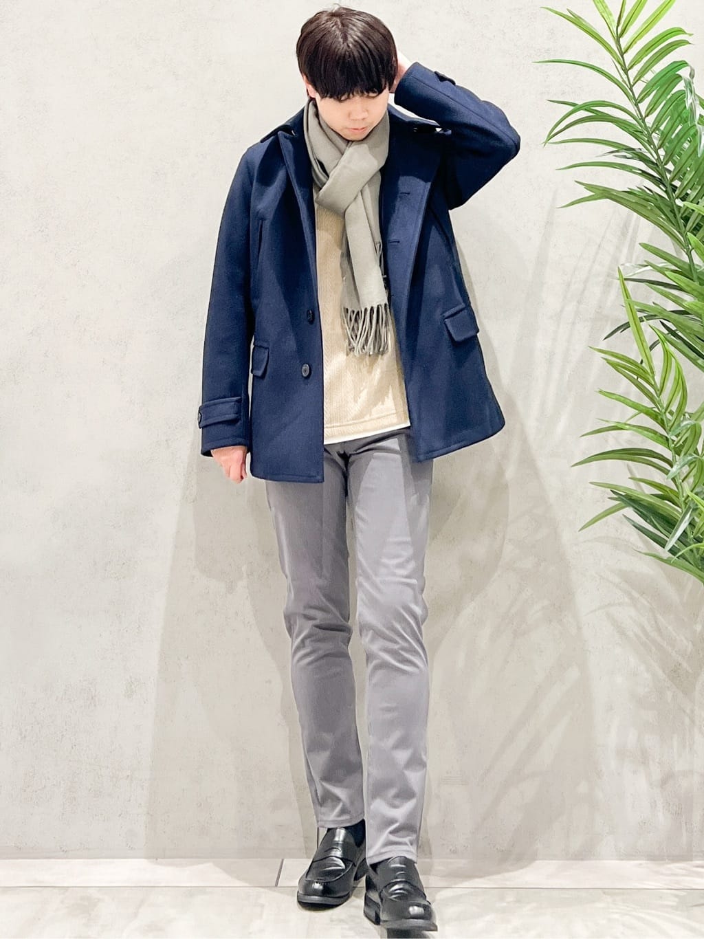 SHI-MAさんの「THE SHOP TK｜ウーリックシングルPジャケット」を使ったコーディネート