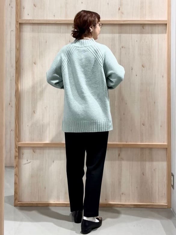 nakoさんの「THE SHOP TK｜クラシカルな装い ウールライクスタンドカラーコート」を使ったコーディネート