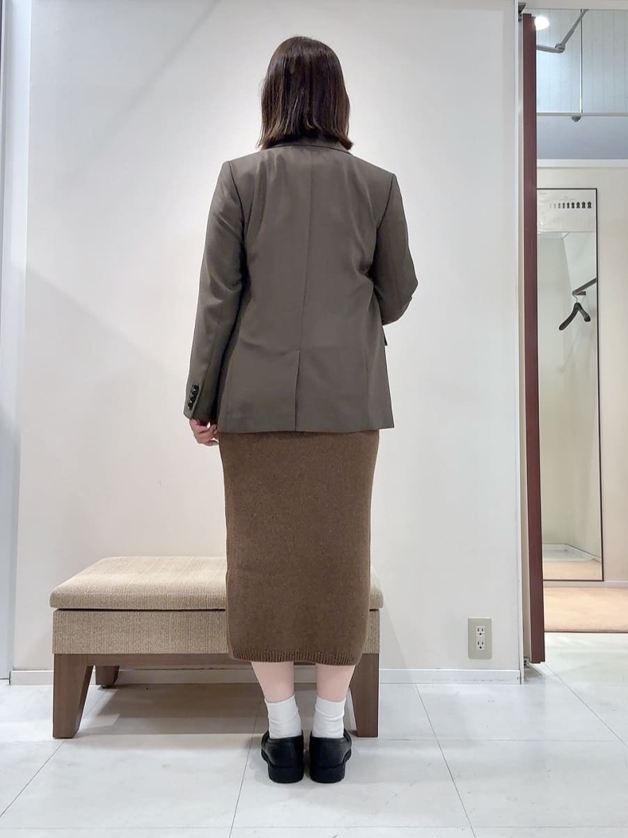 YUIさんの「UNTITLED｜【セットアップ可】ウールライク ダブルブレストジャケット」を使ったコーディネート