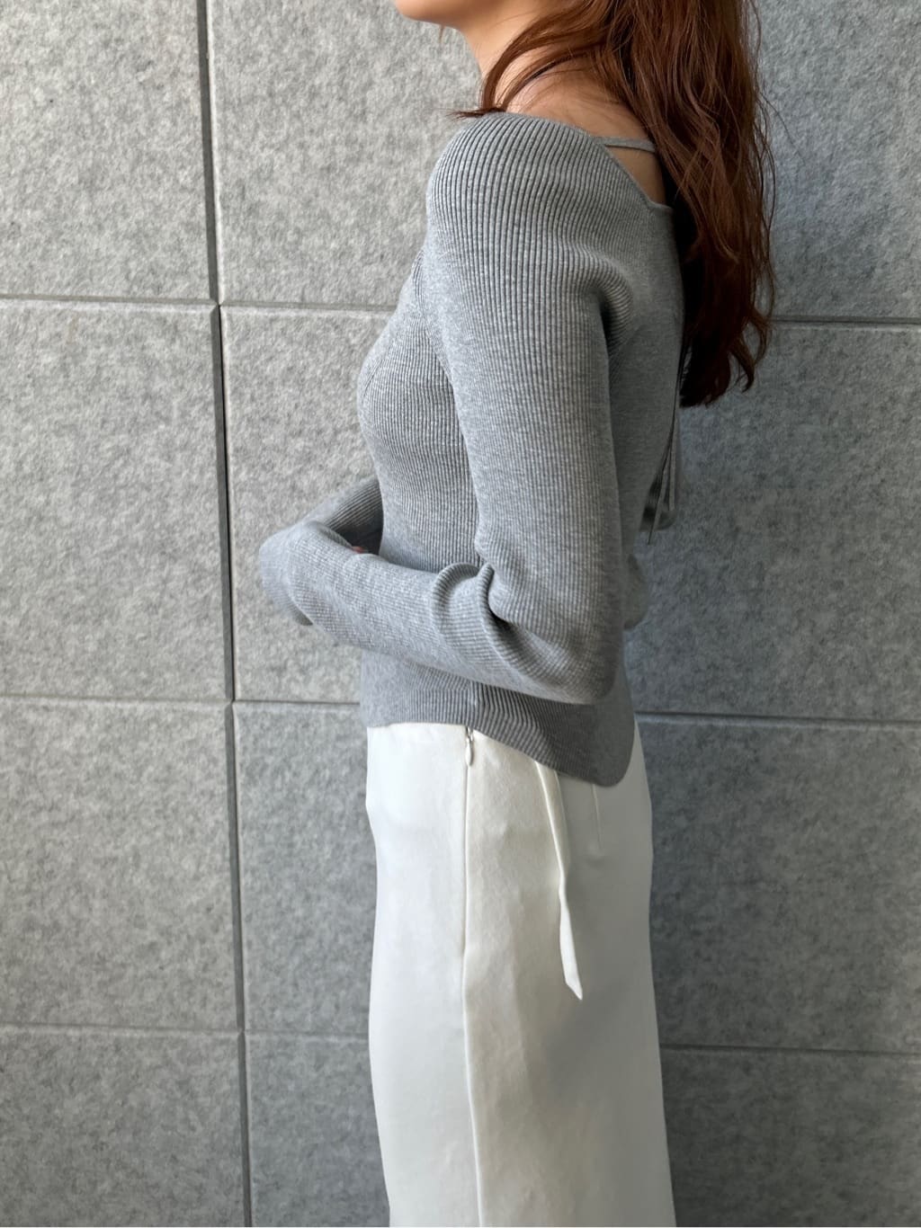 harunaさんの「CODE A｜square fit knit」を使ったコーディネート