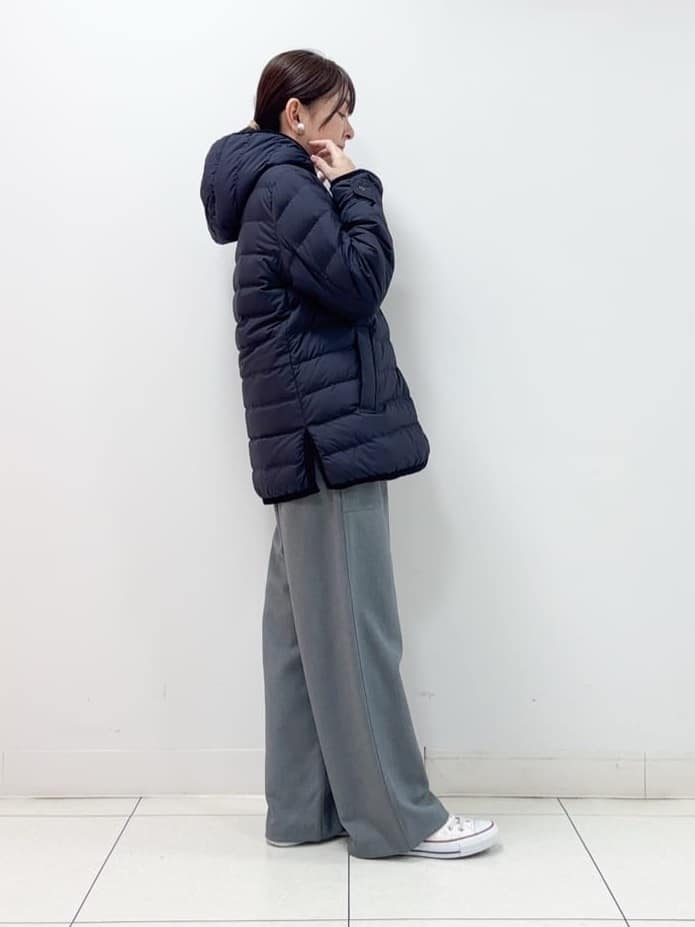 nakajoさんの「Dessin｜【撥水・2WAY】ミュラーダウンコートミドル丈」を使ったコーディネート