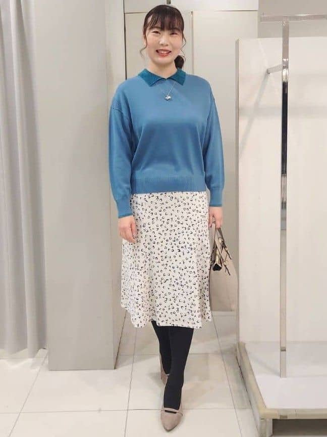 AZUSAさんの「Reflect｜【着映え◎】衿つきニットトップス」を使ったコーディネート