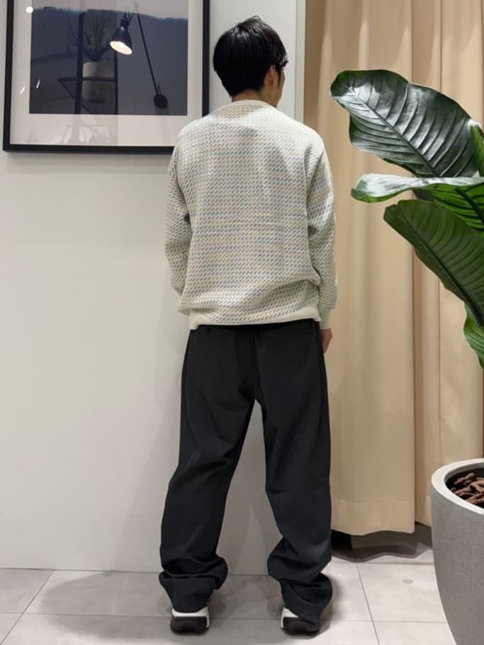 はさんの「THE SHOP TK｜バーズアイグラデーションニット 洗濯機OK／ユニセックスでおすすめ！」を使ったコーディネート