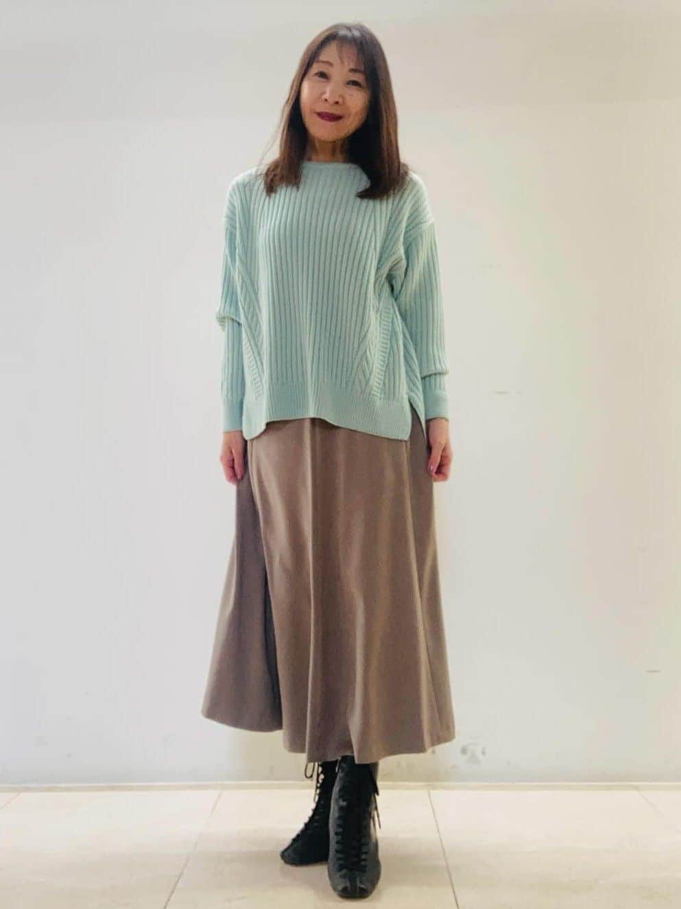 kurodaさんの「Reflect｜【SS-4Lサイズ／ウエスト調整可】フーデッドロングダウンコート」を使ったコーディネート