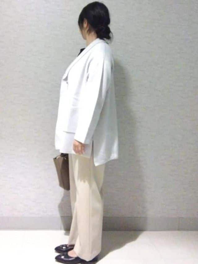 sakoさんの「Reflect｜【パンツ合わせにぴったり◎】ゆったりオフボディニット」を使ったコーディネート