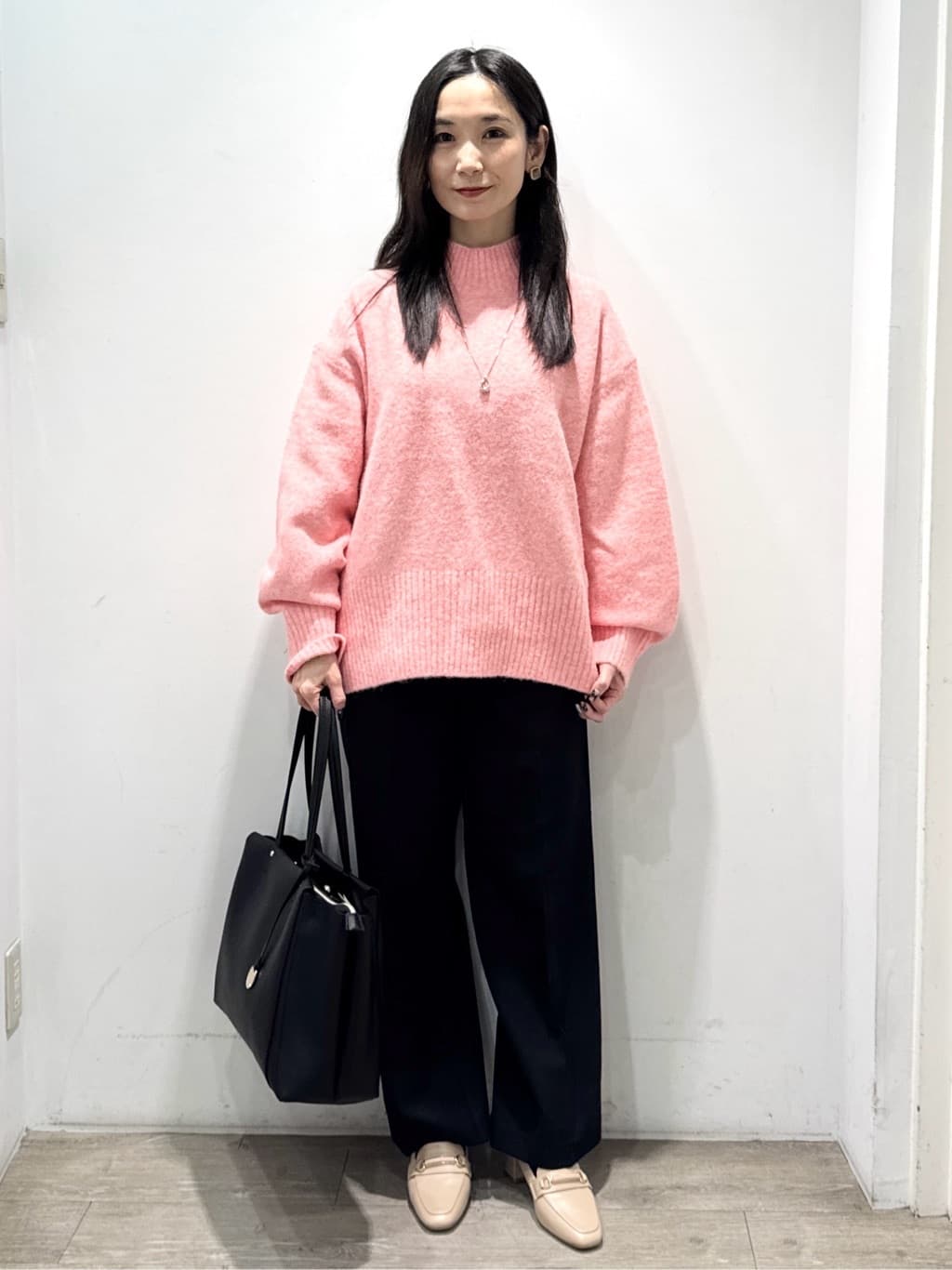yuicciさんの「OPAQUE.CLIP｜ふわふわハイネックニット【洗濯機OK】」を使ったコーディネート