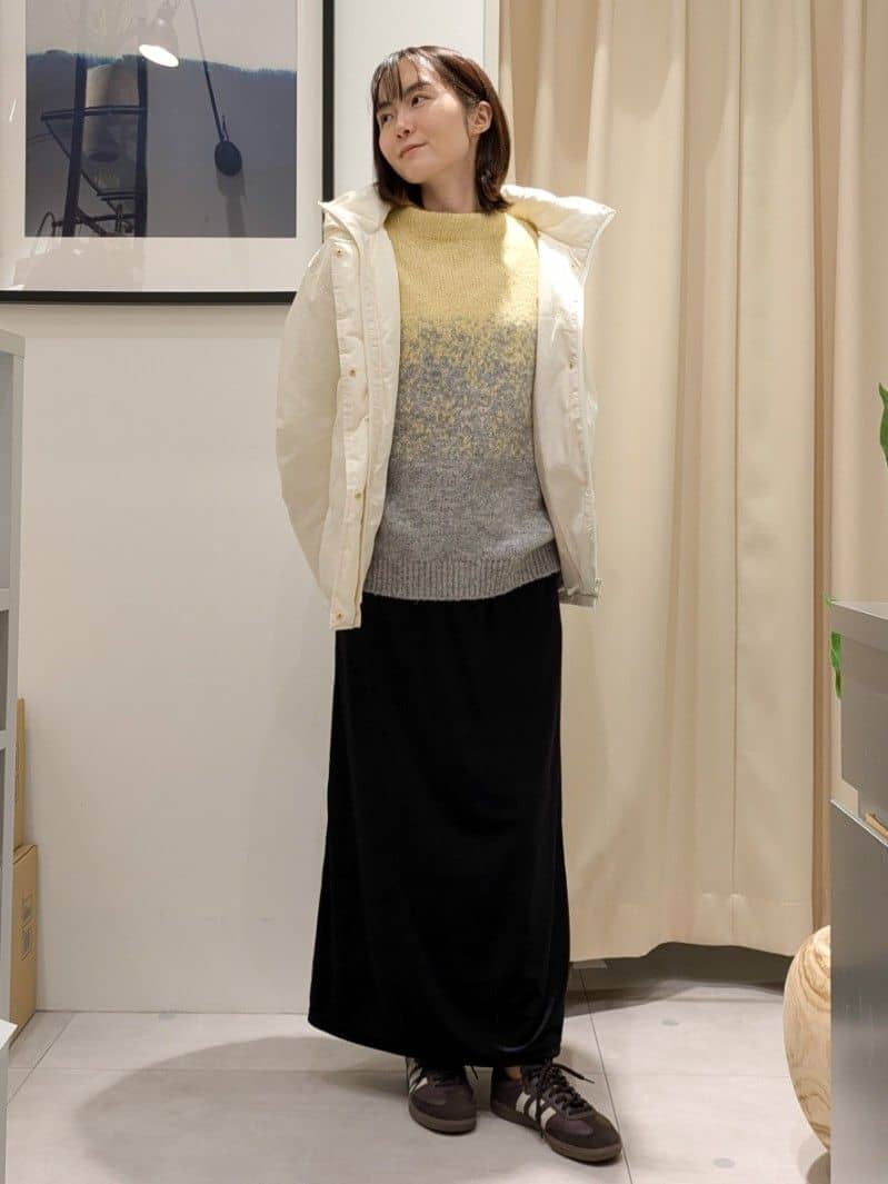 なめさんの「THE SHOP TK｜【ぎゅっとされているような暖かさ】撥水中綿ブルゾン」を使ったコーディネート
