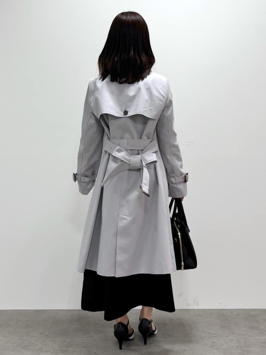 kozuさんの「index｜撥水トレンチコート【洗濯機OK／花粉対応】《XS～3L》」を使ったコーディネート