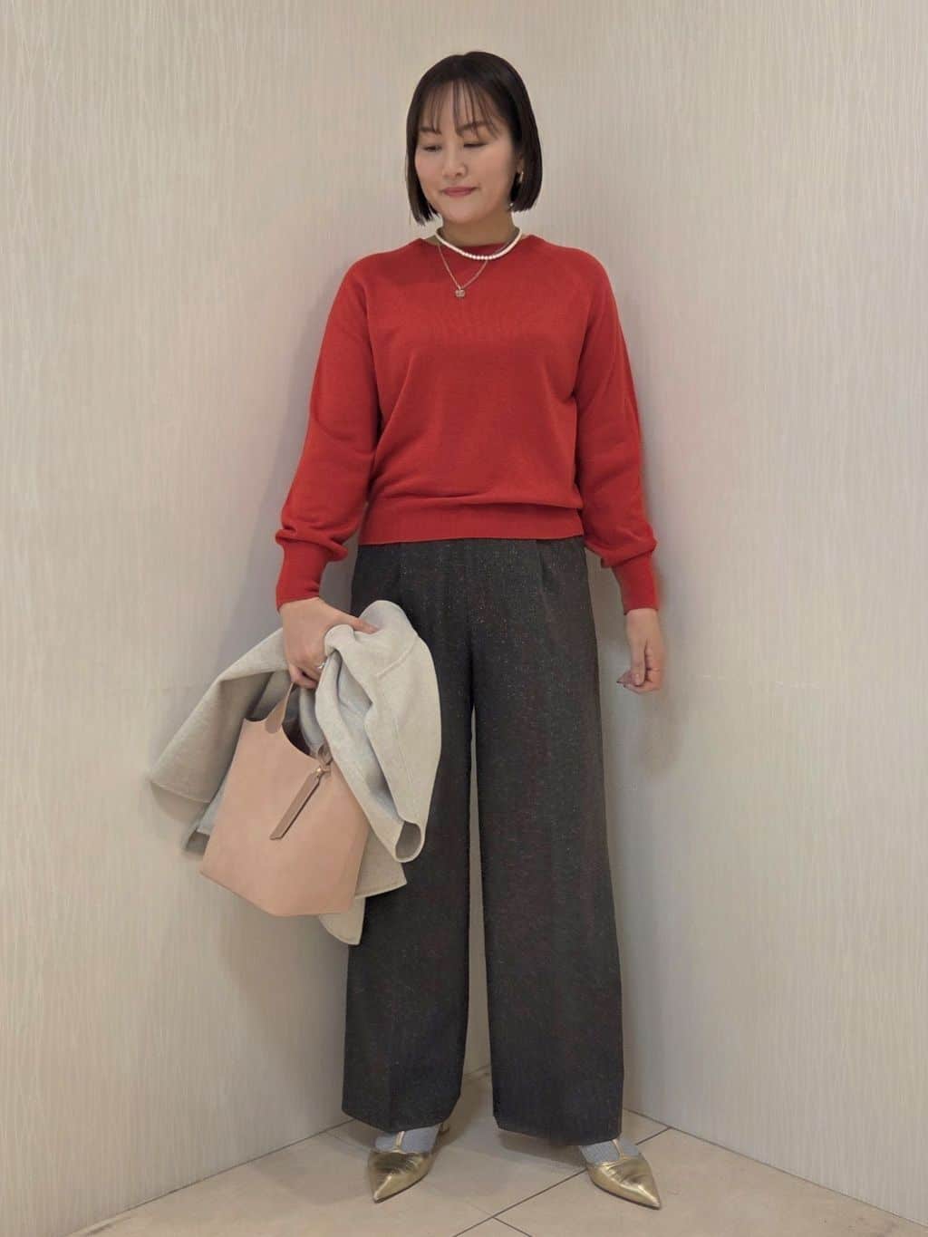 naokoさんの「UNTITLED｜【ミディ丈/軽やか】セミラグランリバー コート」を使ったコーディネート