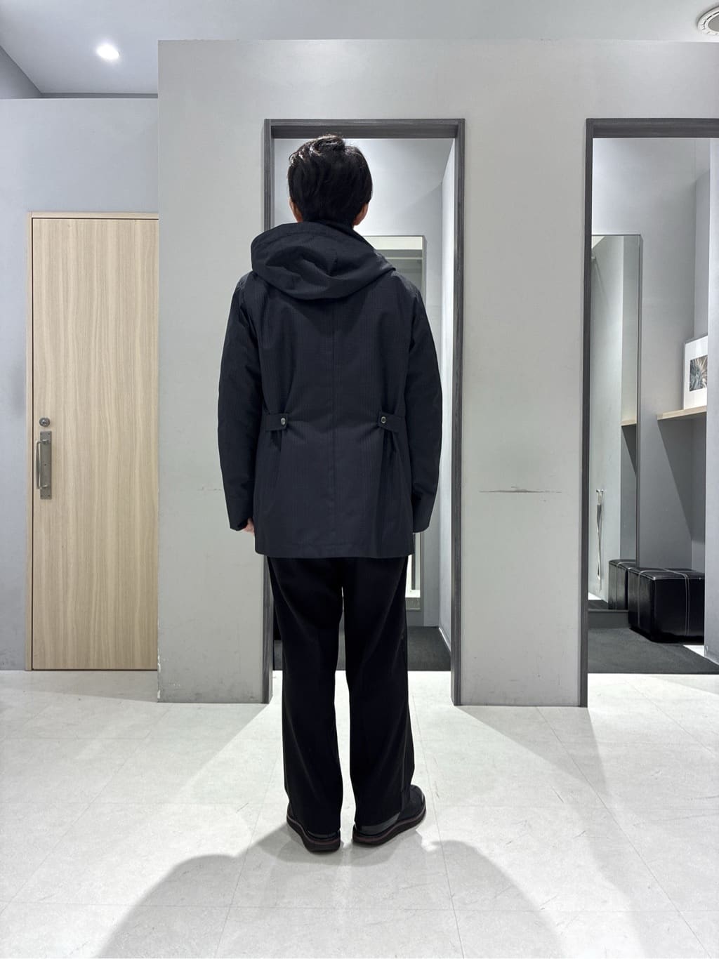 わいずみさんの「TAKEO KIKUCHI｜【Made in JAPAN】ビッグチェック＆スライドパズル柄 ニット」を使ったコーディネート