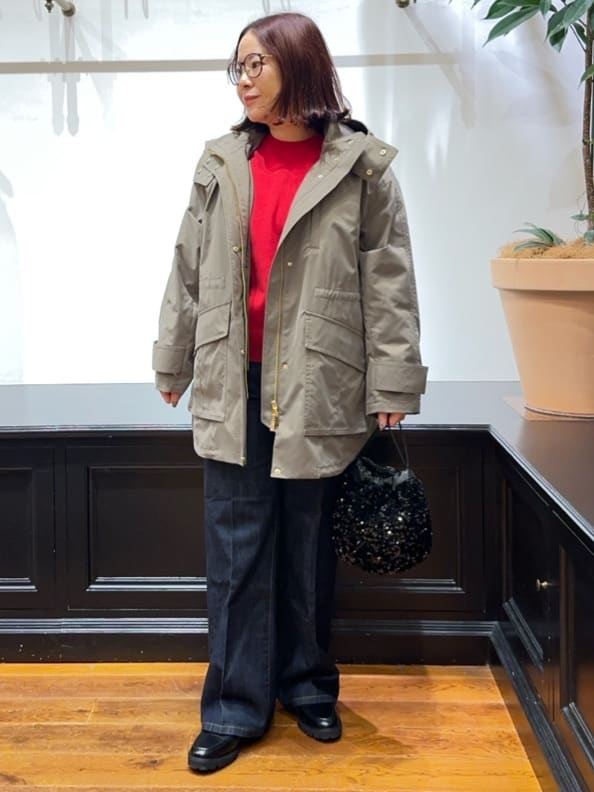 Asamiさんの「DRESSTERIOR｜【洗える/7色展開】ウォッシャブルコットンカシミヤニット」を使ったコーディネート