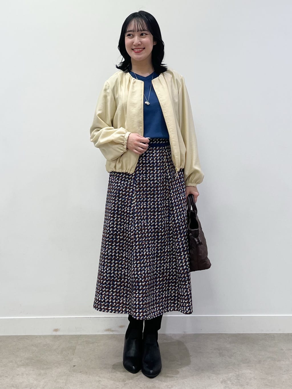 yukariさんの「Reflect｜【ライトアウター／ゆったり羽織れる／気軽な羽織りに◎】ライトブルゾン」を使ったコーディネート