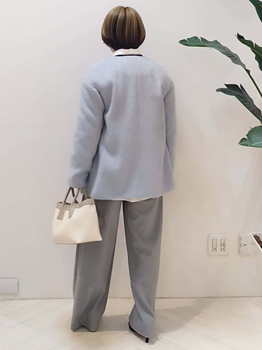 s u g iさんの「UNTITLED｜【洗える】スポンディッシュ ケーブル柄ニット」を使ったコーディネート