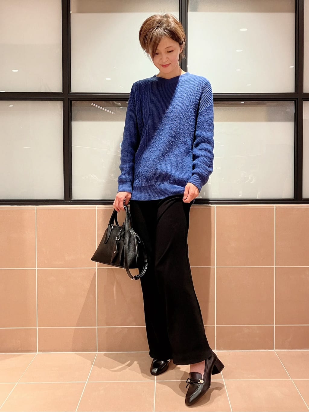 Ｋさんの「ESPERANZA｜ビジュー付リボンローファー」を使ったコーディネート